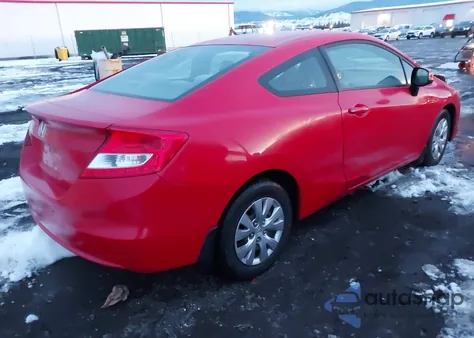 2012 Honda Civic Lx from USA, damaged, VIN 2HGFG3B57CH512257